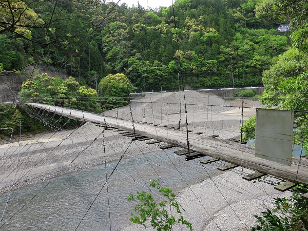怖かった柳本橋全景の様子