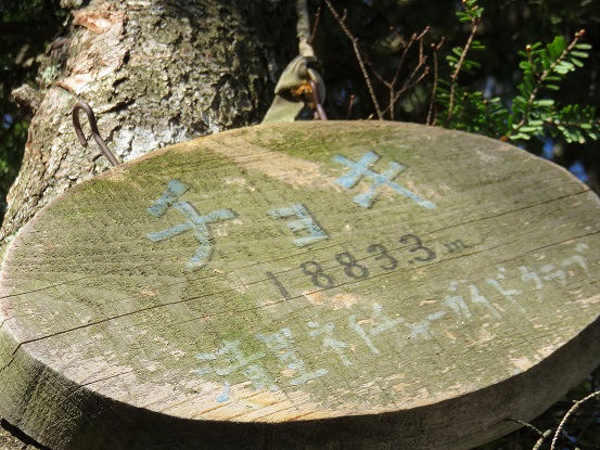 チョキ（標高1,883m）に到着