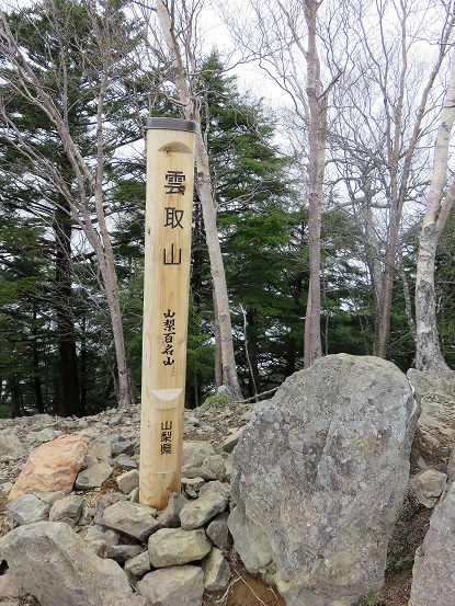 雲取山（山梨県）の山頂