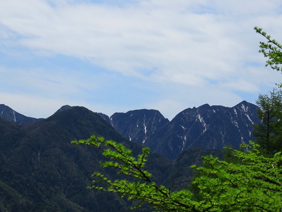 鋸岳の景色