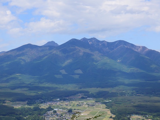 戸屋山の山頂からの八ヶ岳の景色