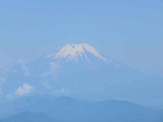 富士山の雪