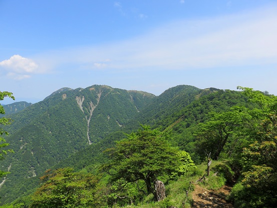 塔ノ岳から丹沢山