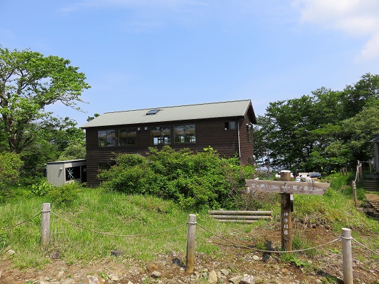 蛭ヶ岳から丹沢山のみやま山荘まで戻ってきた