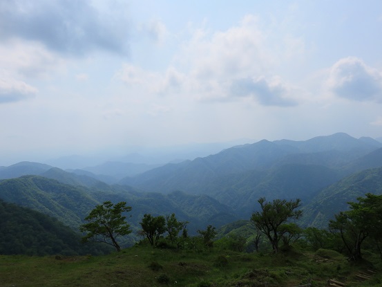 塔ノ塔からの景色蛭ヶ岳