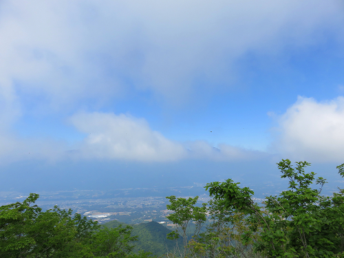 茅ヶ岳山頂南アルプス景色