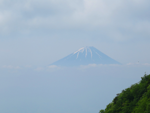 茅ヶ岳から富士山景色