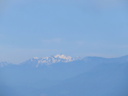 茅ヶ岳から南アルプス荒川岳