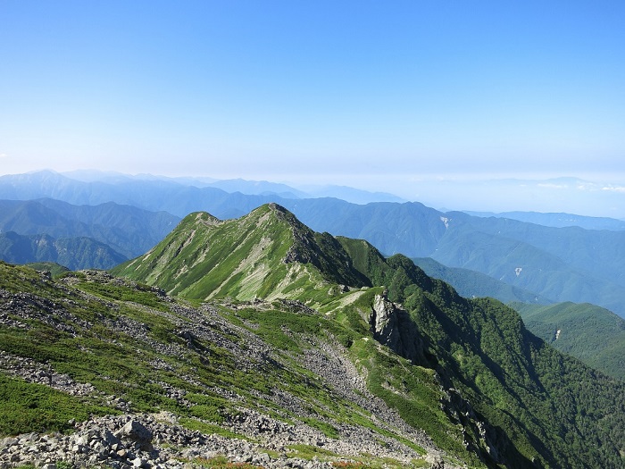 仙塩尾根縦走と大仙丈ヶ岳への登山