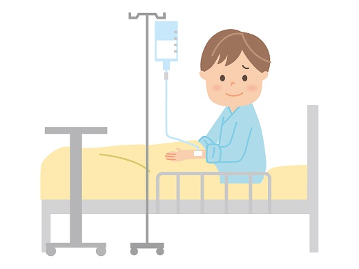 扁桃腺が腫れて入院