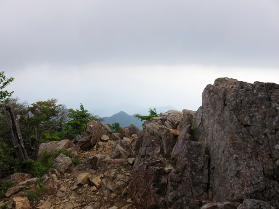 禿岩周辺の景色