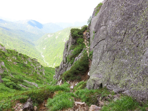 南駒ヶ岳への登山ルート