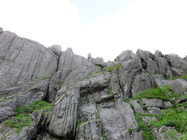 中央アルプス登山ルート景色