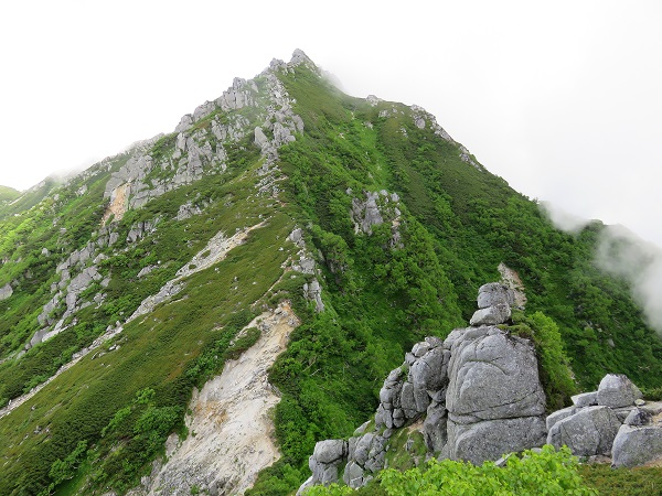 南駒ヶ岳の全容