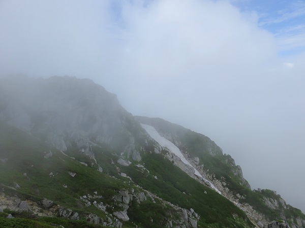 空木岳方面の天気