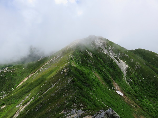 空木岳登山コースの天候