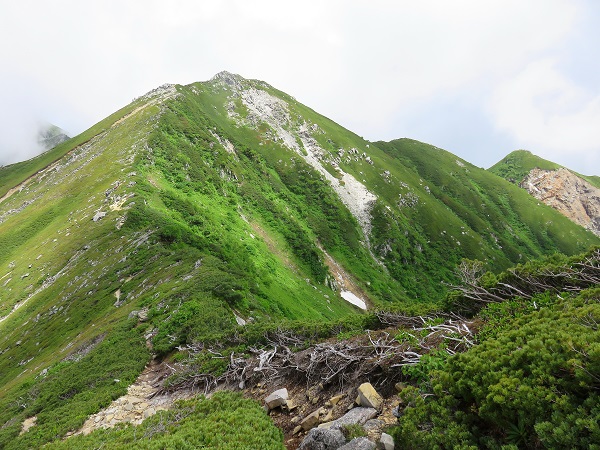 赤梛岳登山の様子