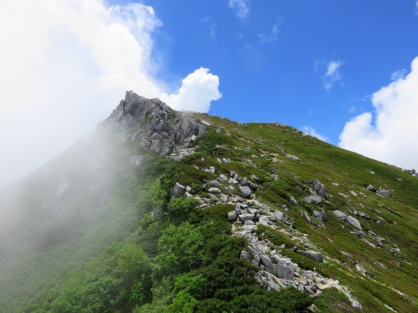 赤梛岳の山頂