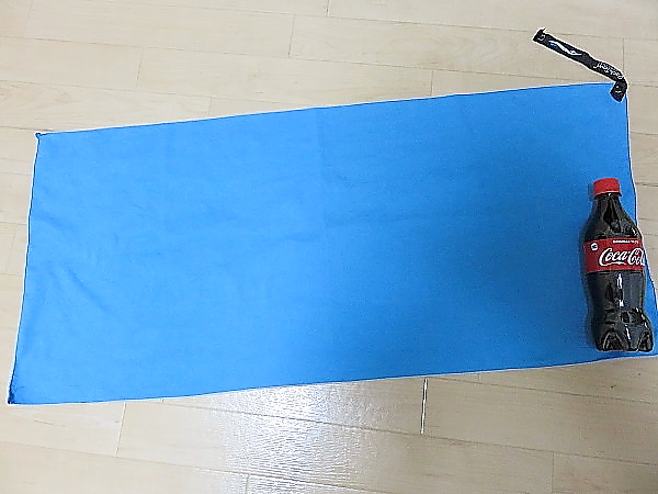 登山用タオル大きさ比較