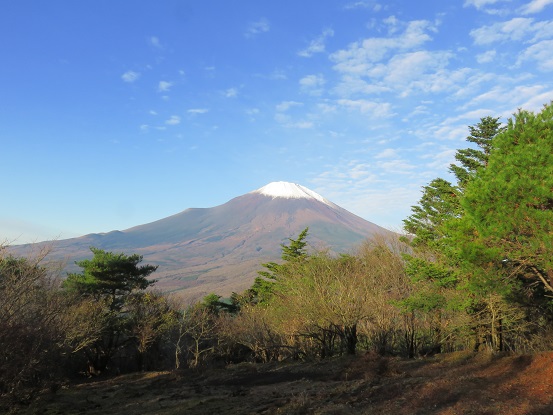 立山展望台からの富士山・小富士の景色