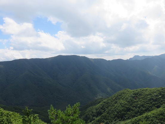 黒岳から節刀ヶ岳への稜線