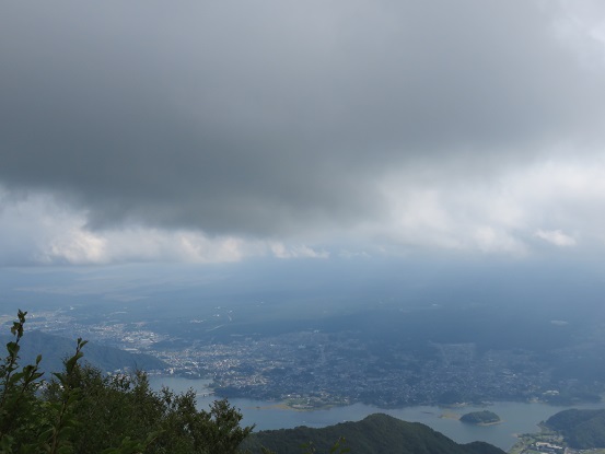 黒岳展望台悪天
