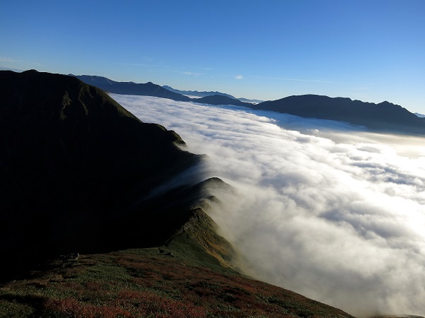 f:id:aohige0718:20170826160725j:plain 武能岳への登山ルート