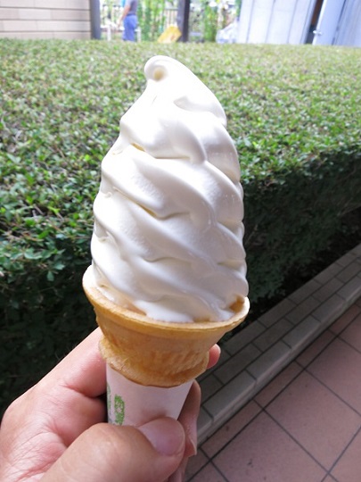道の駅朝霧高原の名物アイスクリーム