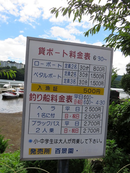 貸しボート値段