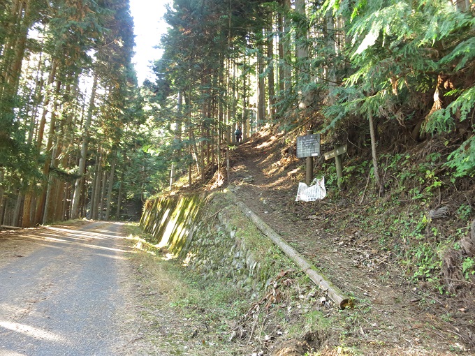 分岐十文字小屋は、右上