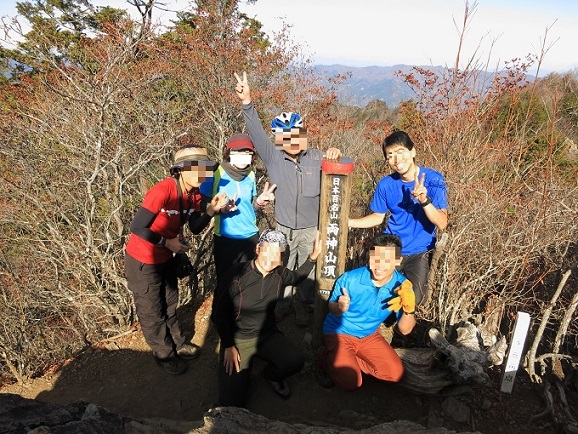 両神山の山頂での１枚