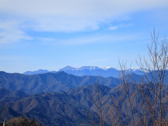 両神山八ヶ岳の景色