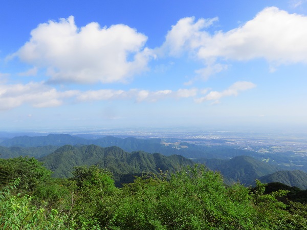 大山登山景色