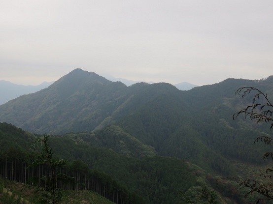 戸倉三山の一角をなす臼杵山遠望