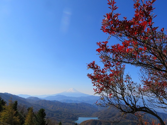 大菩連嶺から富士山