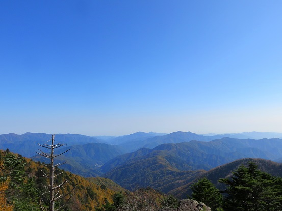 奥多摩方面のお山牛ノ寝通りの紅葉