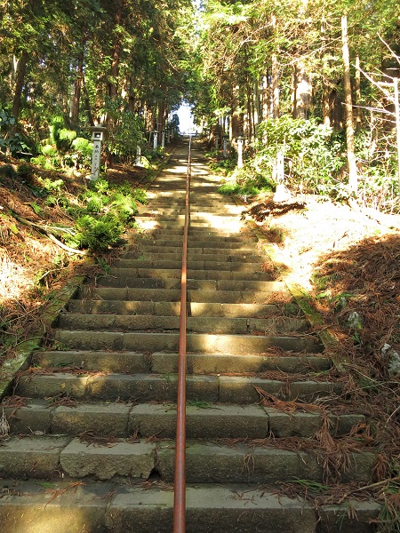 最乗寺の奥之院への経路