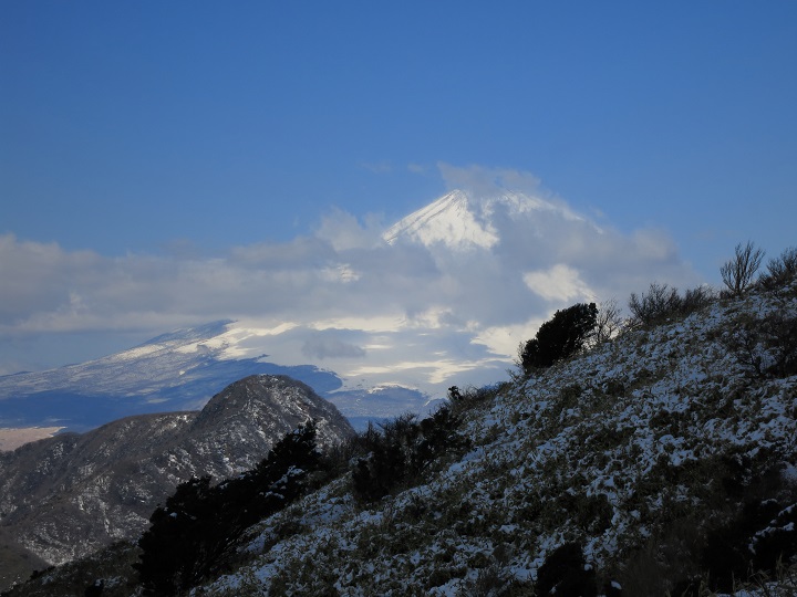 富士山が見えてきた