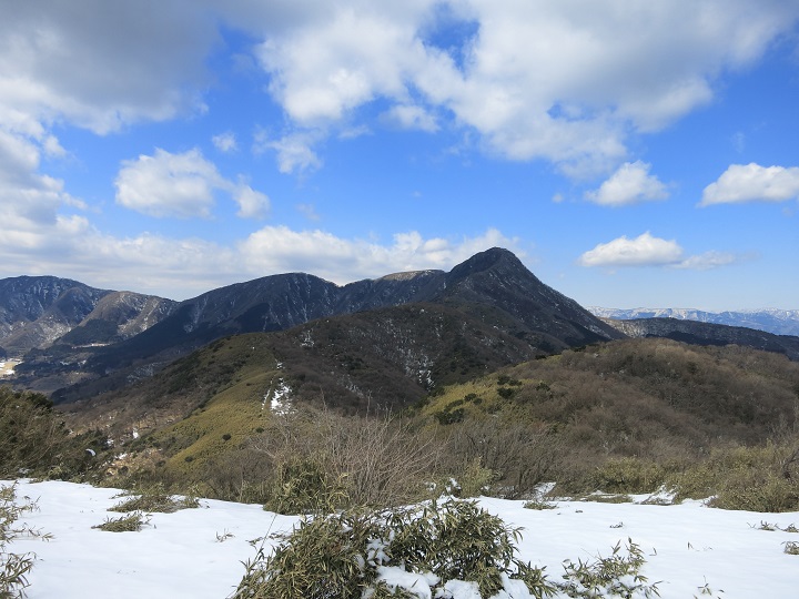 積雪期の箱根外輪山縦走