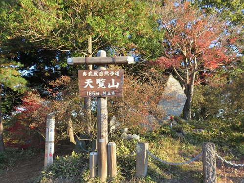 天覧山山頂