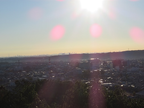 天覧山飯能市街展望