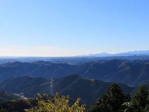 天覚山からの奥武蔵の景色