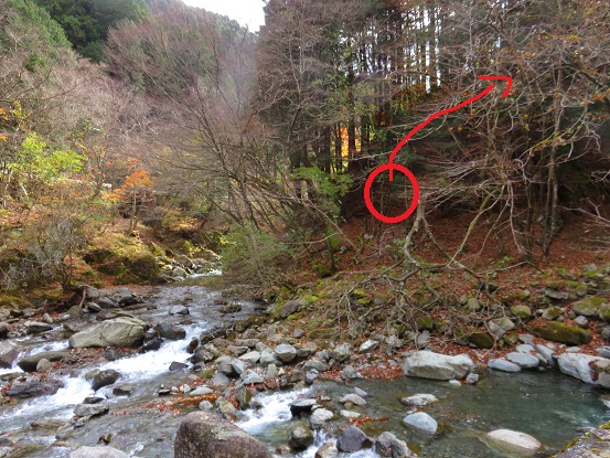 ヨモギ尾根渡渉