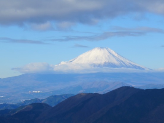 三ノ塔からの富士山の景色