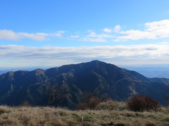 大山山頂付近の紅葉