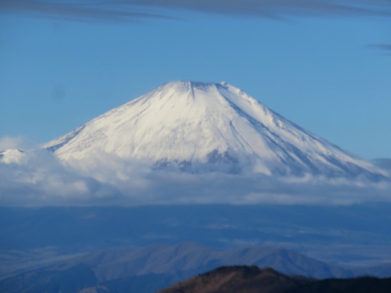 アップの富士山