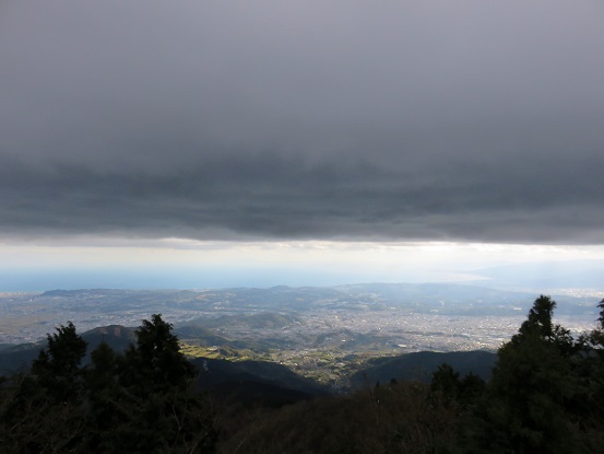 大山山頂からの眺め