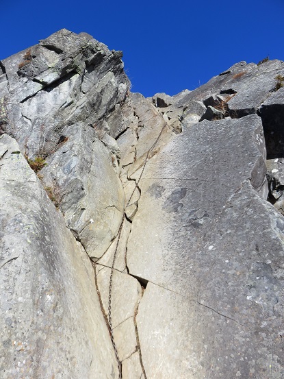 乾徳山での核心部