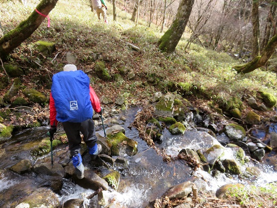 登山道渡渉箇所