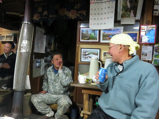雁坂小屋の食飲研修